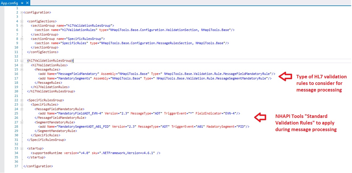 NHAPI Tools Configurable Context App Config